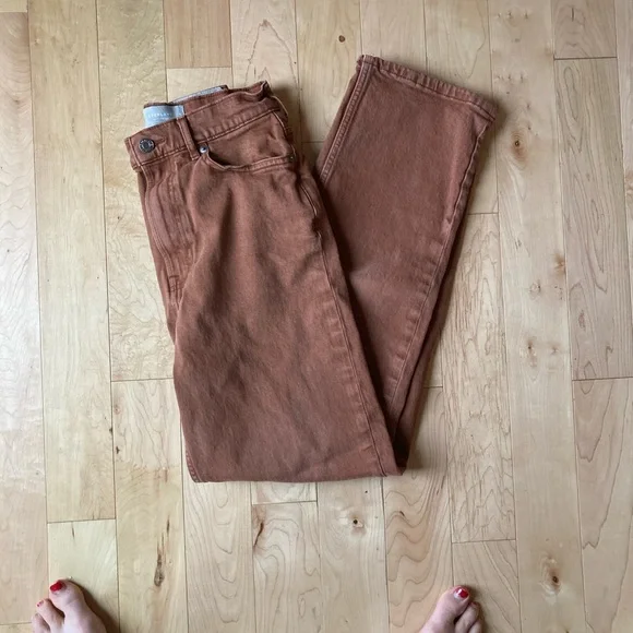 Everlane Women's Way High Jean in Rust 26 - Picture 4 of 4